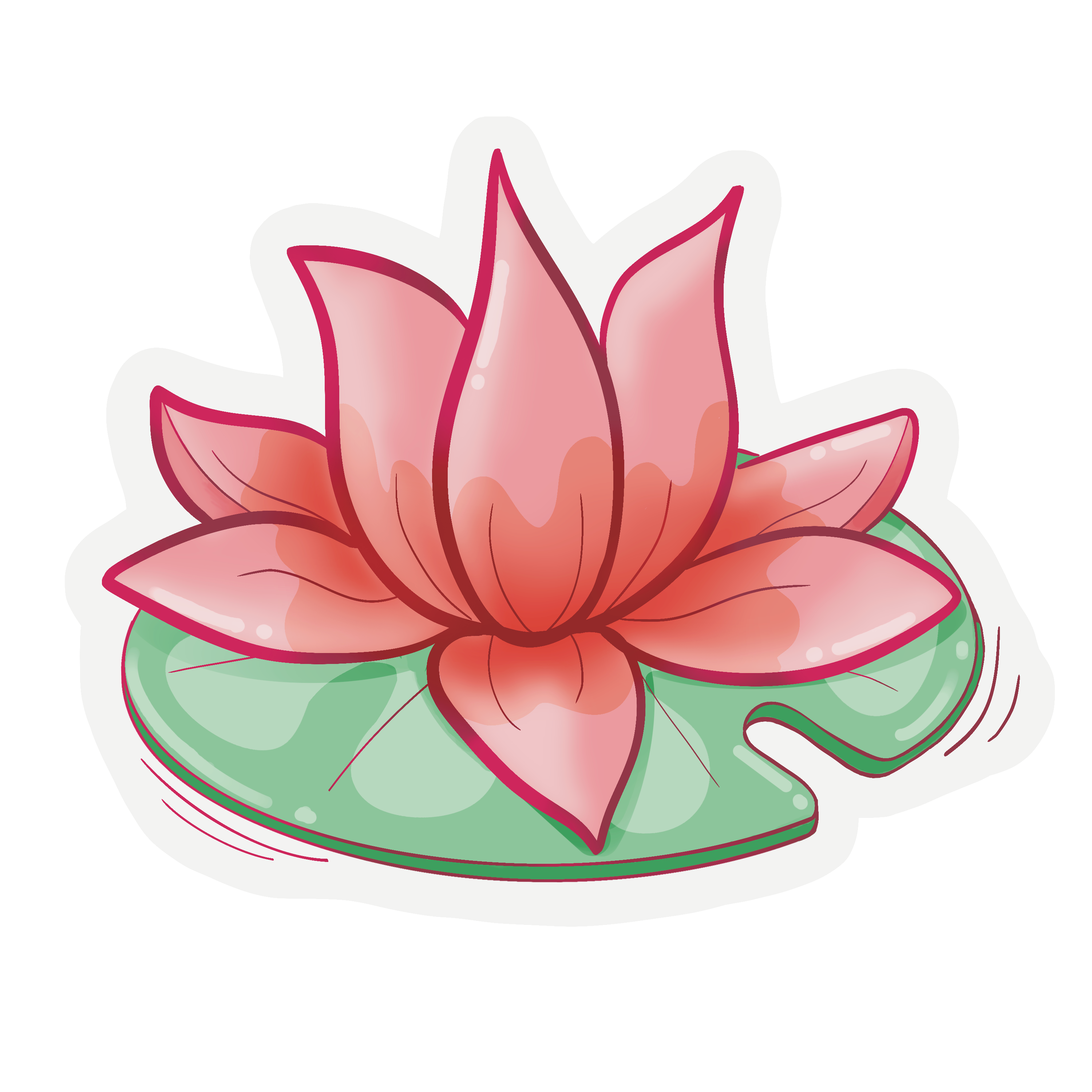 Hiding Bunnies Sticker | Waterproof Vinyl Sticker