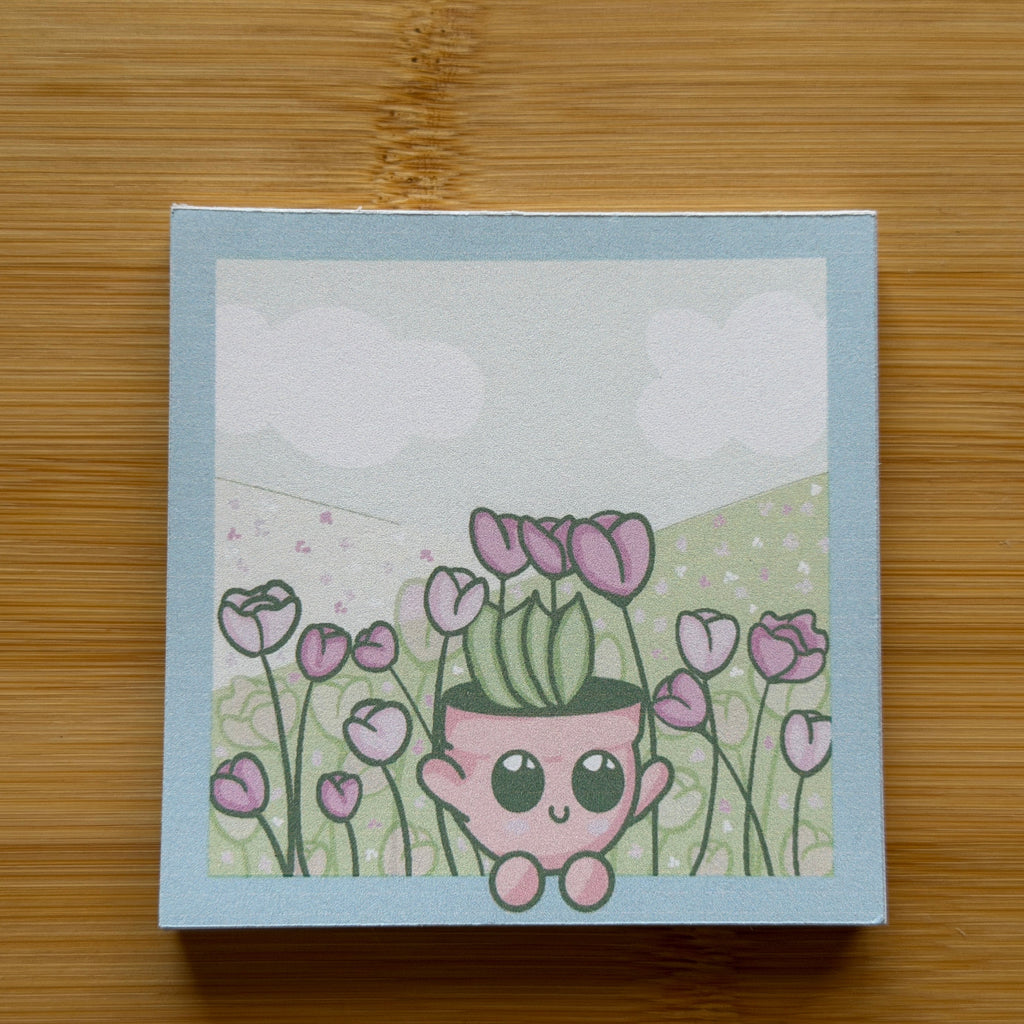 Lipa Tulip Memo Pad | Blue