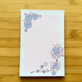 Cherry Blossom Memo Pad | Blue