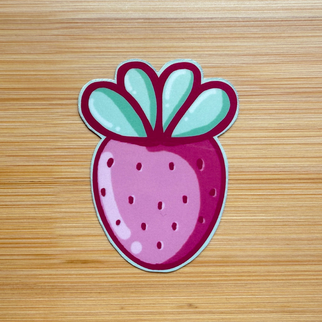 Strawberry Sticker | Waterproof Sticker