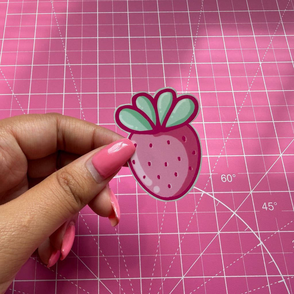 Strawberry Sticker | Waterproof Sticker