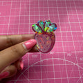 Holographic Strawberry Sticker | Waterproof Sticker