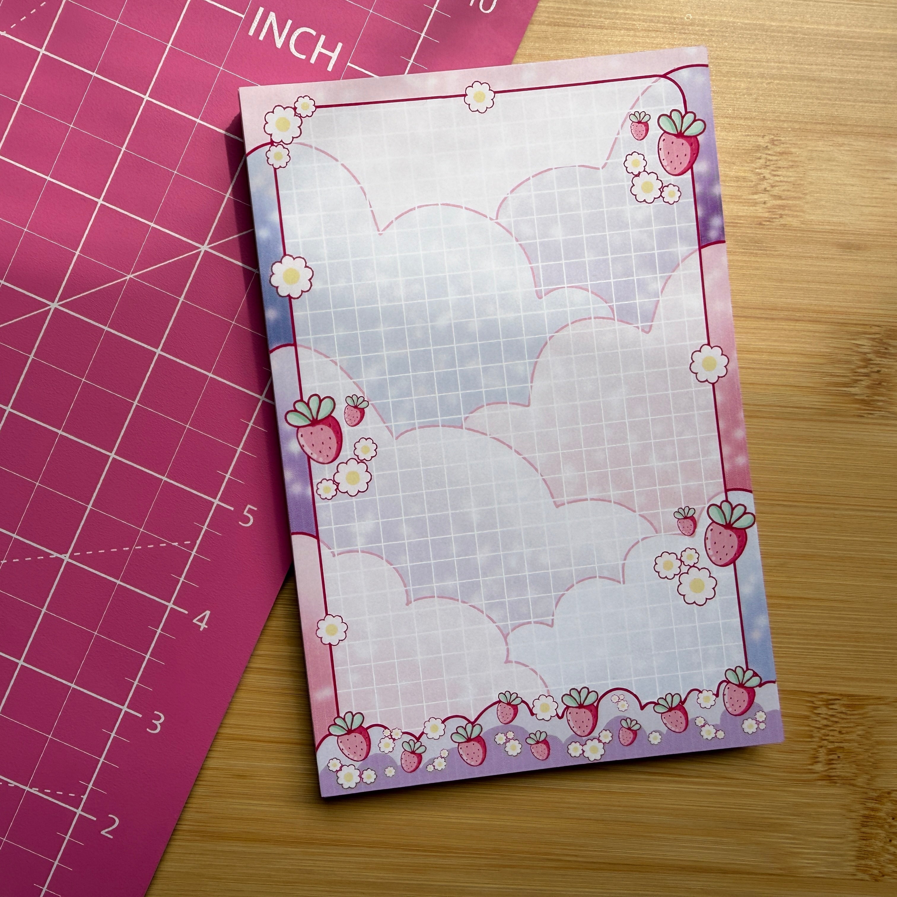 Strawberry Memo Pad