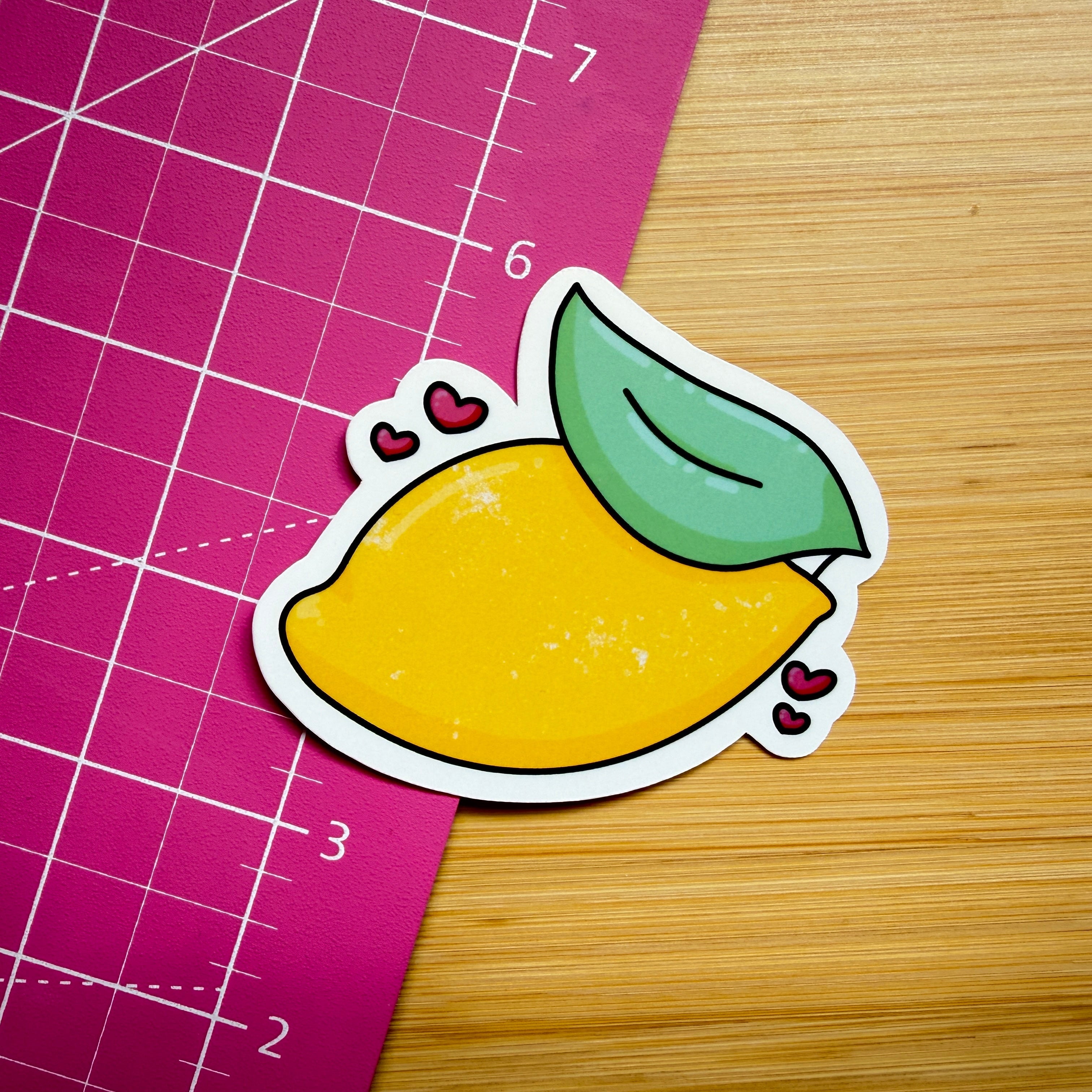 Lemon Sticker | Waterproof Sticker