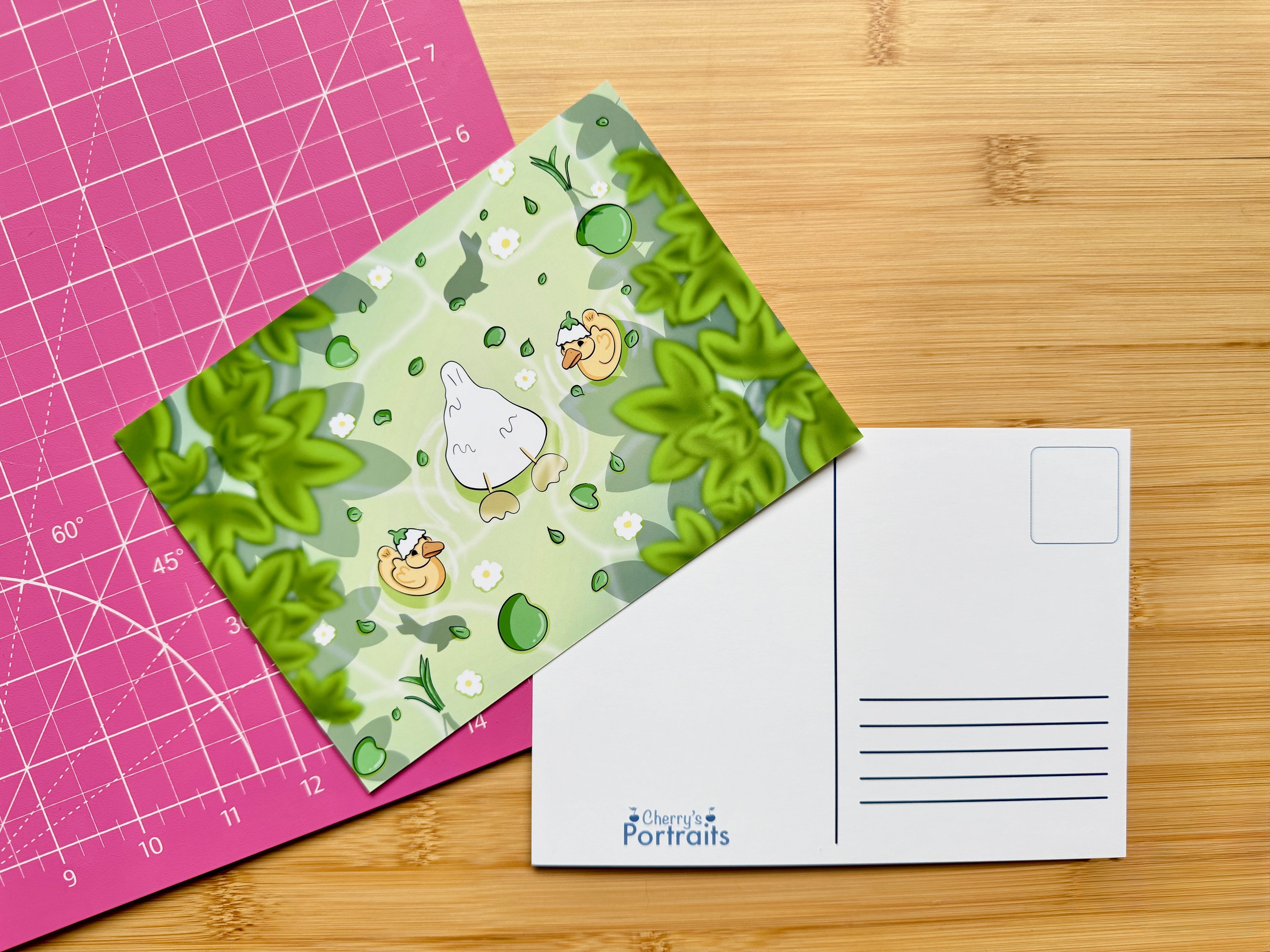 Duck Pond Postcard