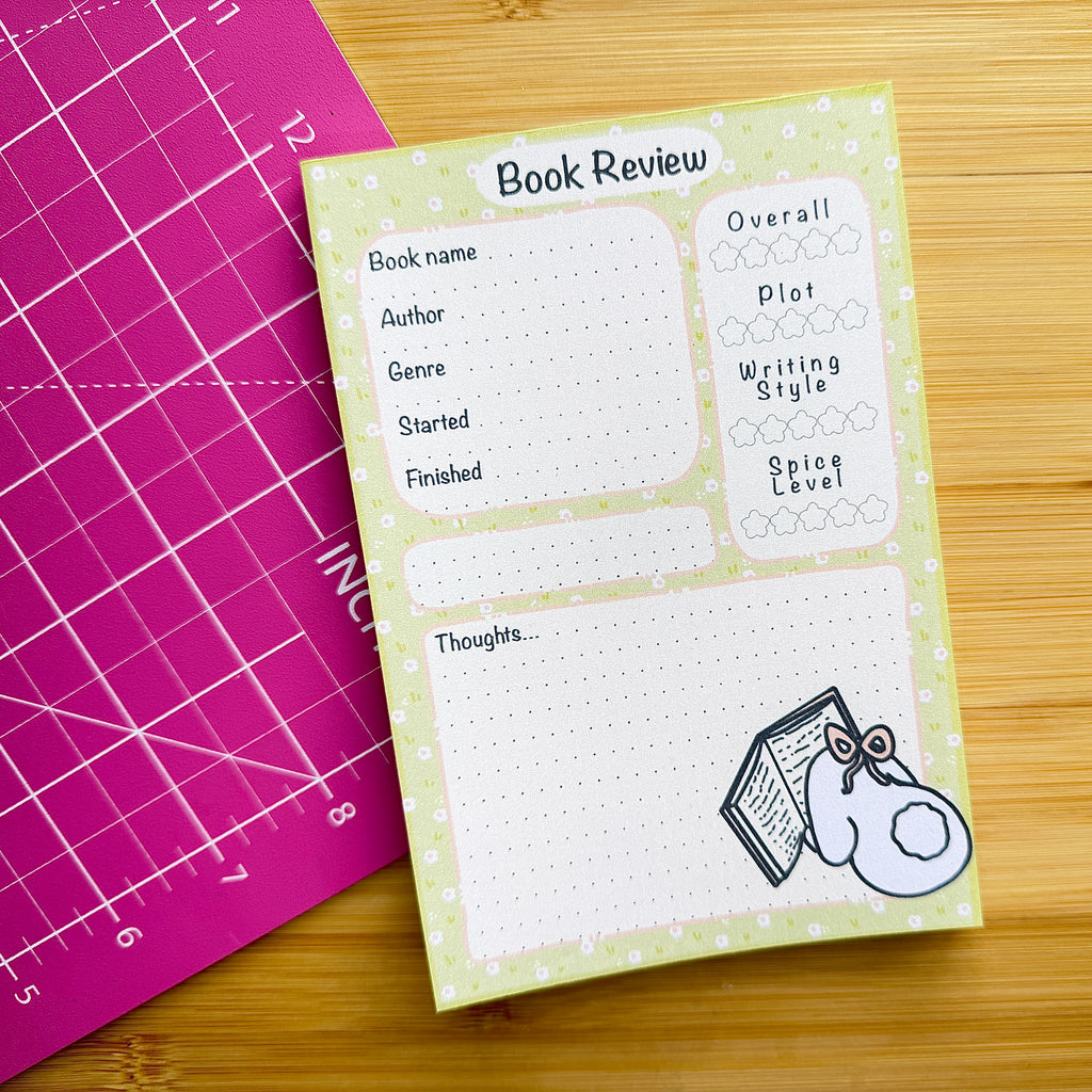 Book Review Note Pad