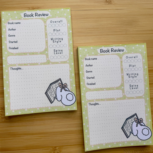 Book Review Note Pad