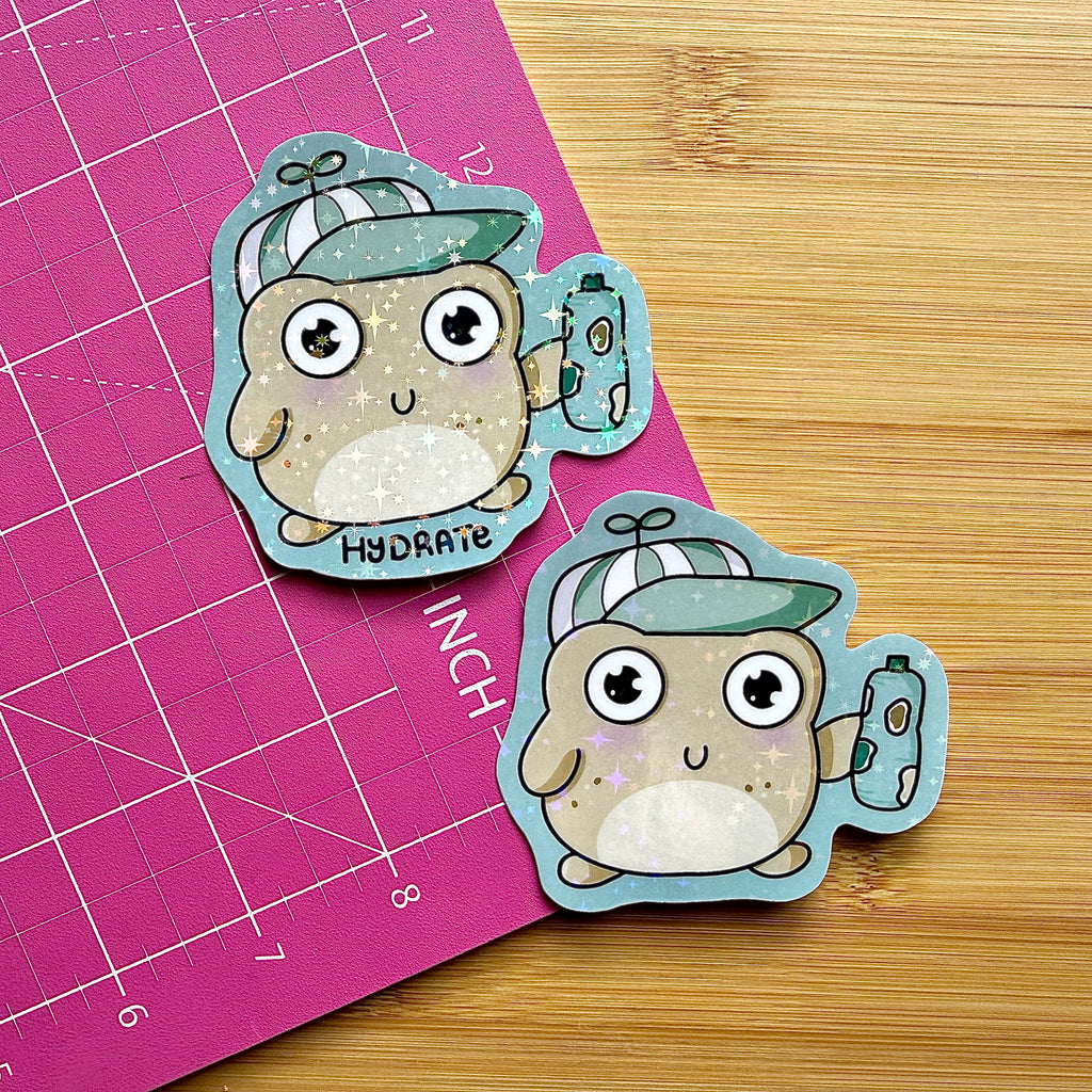 Hydrate sticker | Relatable Stickers | Funny, Journal, 3in Stickers