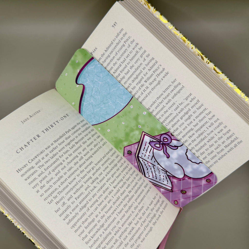 Reading Bunny Bookmark