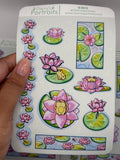 Lotus Frog | Waterproof Matte Sticker Sheet