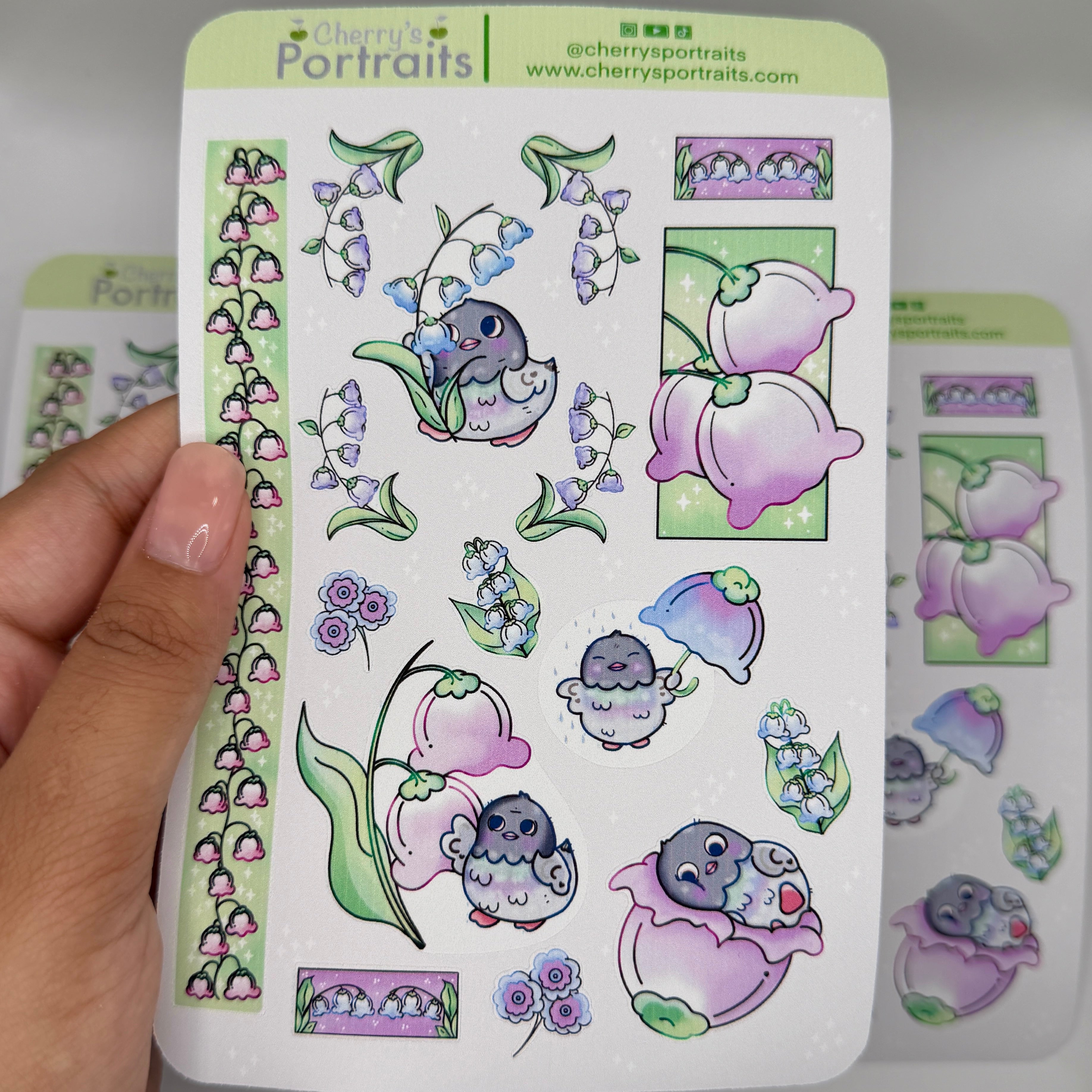 Pigeon of the Valley | Waterproof Matte Sticker Sheet