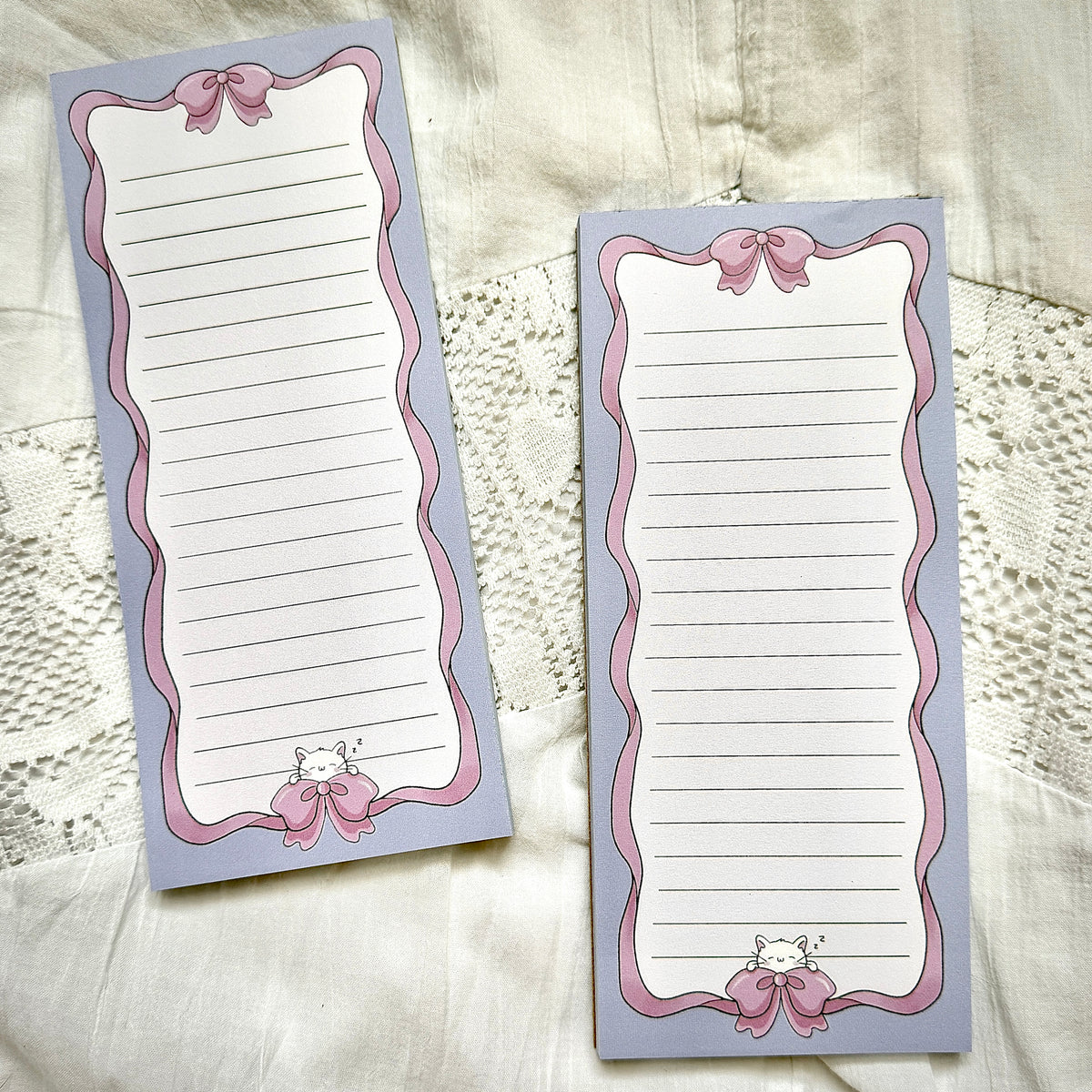 Blue Cat Note Pad