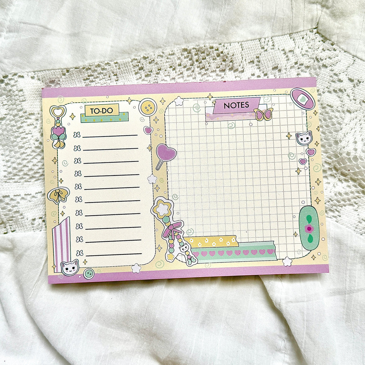 Trinkets Themed Note Pad