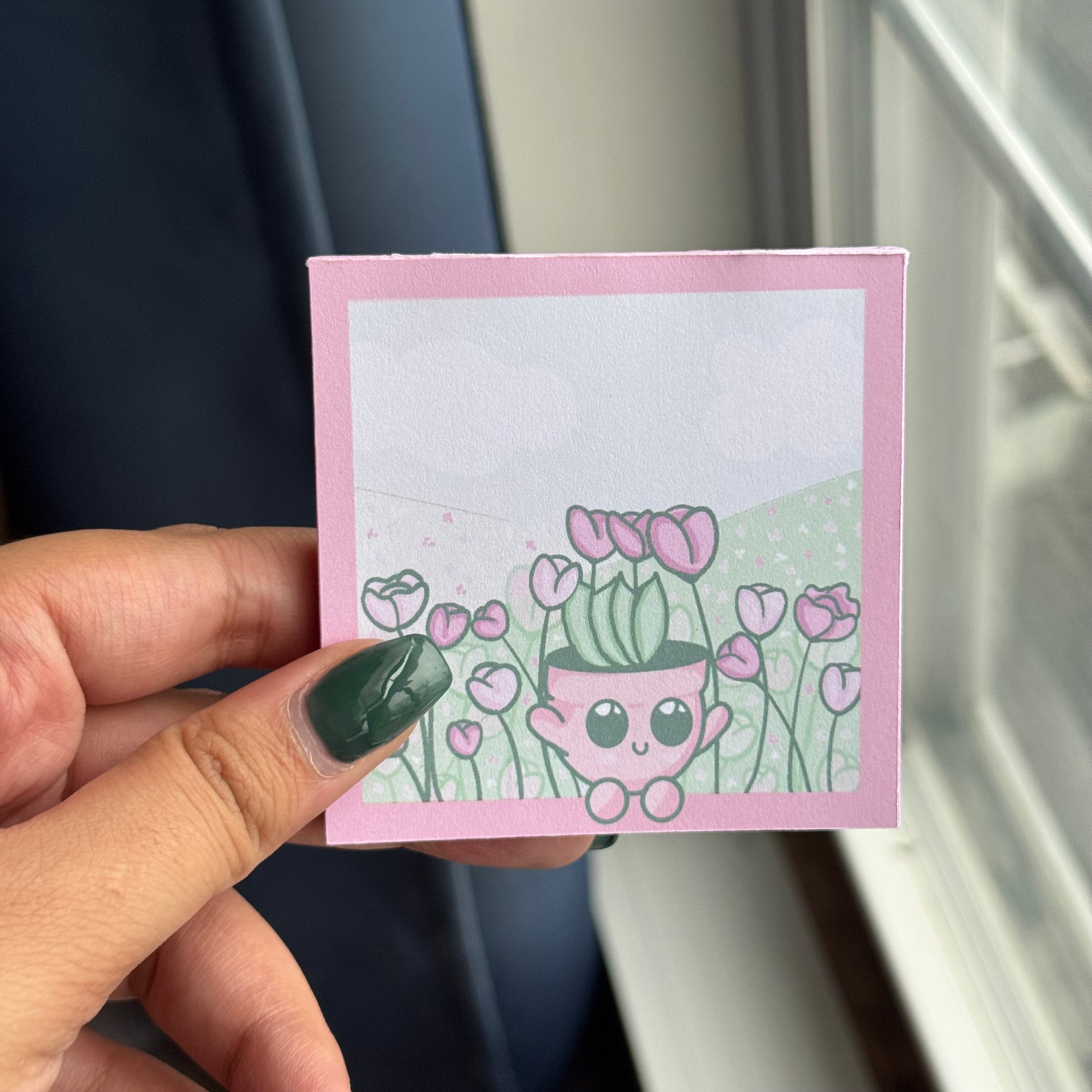 Lipa Tulip Memo Pad | Pink