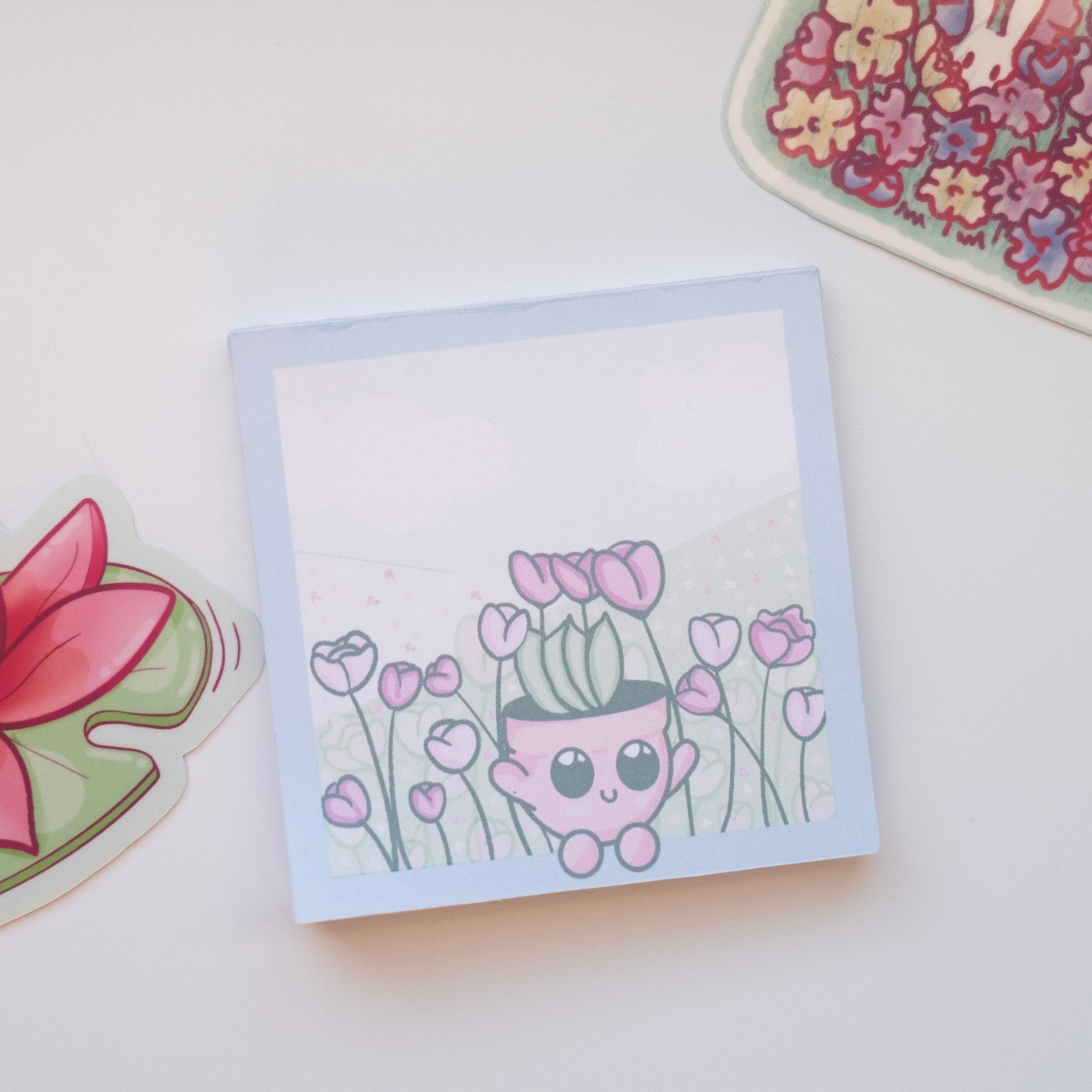 Lipa Tulip Memo Pad | Blue