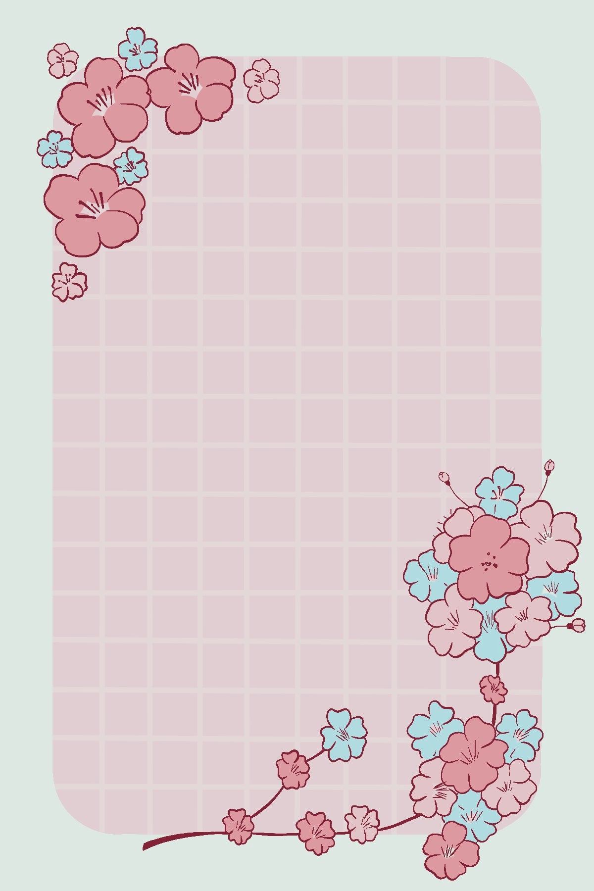 Cherry Blossom Memo Pad | Pink