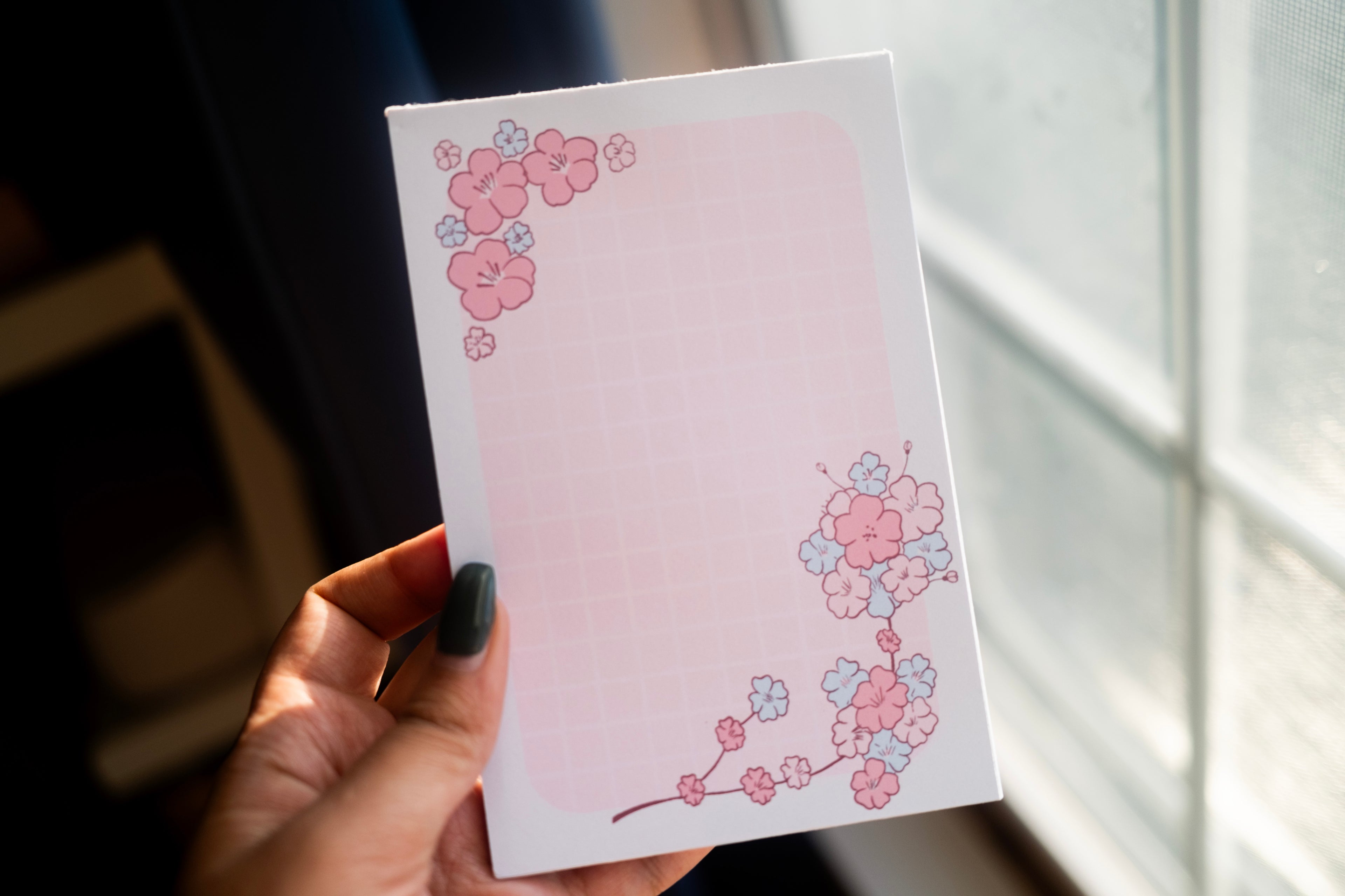 Cherry Blossom Memo Pad | Pink