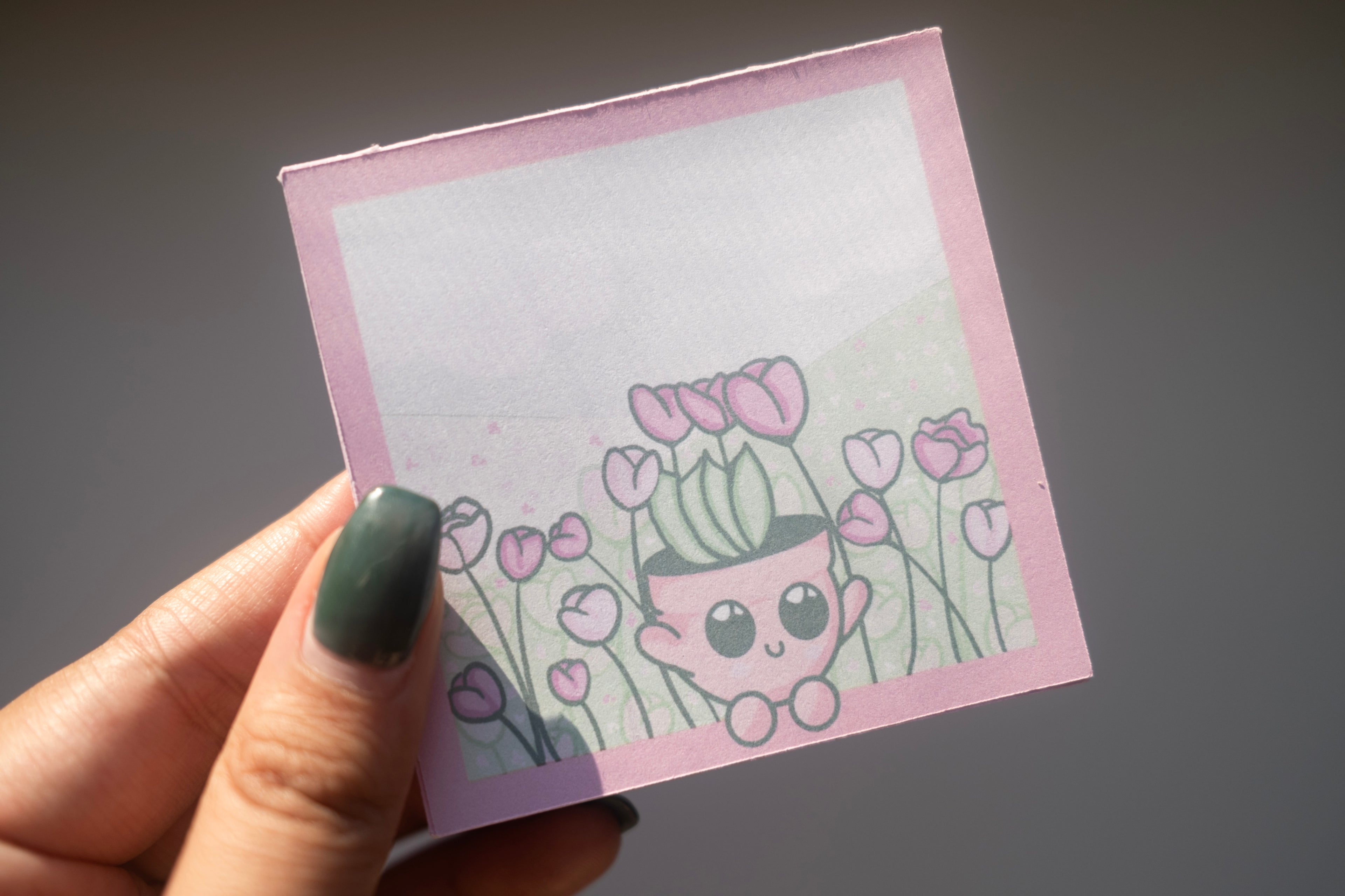Lipa Tulip Memo Pad | Pink